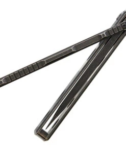 Jesse James Knife Co. Nomad Titanium-JJKC1BS, 4.0 in. Tanto Uddeholm AEB-L Steel Black Stonewash PlainEdge -Knifeworks Sales Store jjkc1bs add 03 55195.1566585929