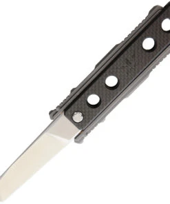 Jesse James Knife Co. Nomad Titanium/Carbon Fiber-JJKC2, 4.0 in. Tanto Uddeholm AEB-L Steel PlainEdge