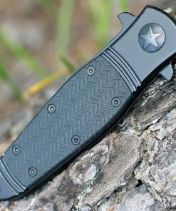 CRKT K345KKS Bombastic Black, 3.3" 8Cr13MoV Combo Blade, Stainless Handles 6 CRKT K345KKS Bombastic Black, 3.3" 8Cr13MoV Combo Blade, Stainless Handles -Knifeworks Sales Store k345kks.2 21308.1566585885