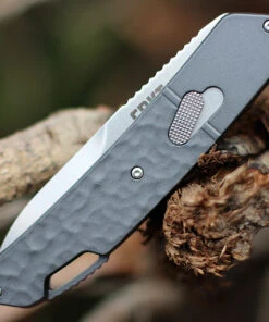 CRKT Bona Fide K540GXP, 3.59" Satin Finish D2 Steel Plain Blade, Gray Scultped Aluminum Handles. -Knifeworks Sales Store k540gxp 32937.1612472731