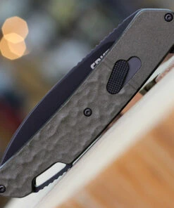 CRKT Bona Fide 542GKP, 3.52" Black PVD Coated 1.4116 Stainless blade, OD Green Sculpted Aluminum Handles -Knifeworks Sales Store k542gkp.2 09666.1612553374