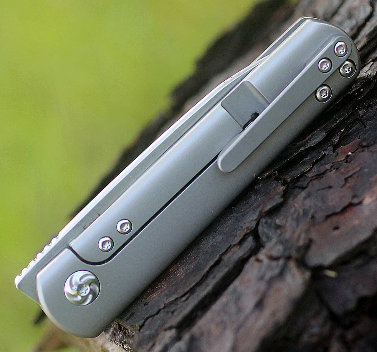 Kizer Cutlery Kizer Feist Titanium KI3499, 2.83" S35VN Plain Blade 2 Kizer Cutlery Kizer Feist Titanium KI3499, 2.83" S35VN Plain Blade - Image 2