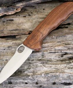 Victorinox Swiss Army Folding Hunter Pro, Wood Handle, Olive Nylon Pouch