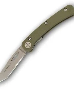 Knives of Alaska KOA Featherlight Series Defender, D2 Blade, Tanto Combo Edge