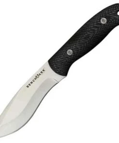 BenchMark BMK011 Fixed Blade, 4.25" SS Plain Blade, Black Micarta Handle, Nylon Sheath