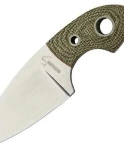 Boker Plus Voxknives Gnome Neck Knife, 440C Steel, Micarta Handle