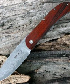 Boker Plus Exskelibur I Gentlemen's folder, 01BO222DAM, 3.5" Damascus Blade, Cocobolo Handle