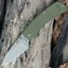 Boker Plus XS Chad Los Banos Pocket Knife, 01BO538, Olive Green G-10 Handle