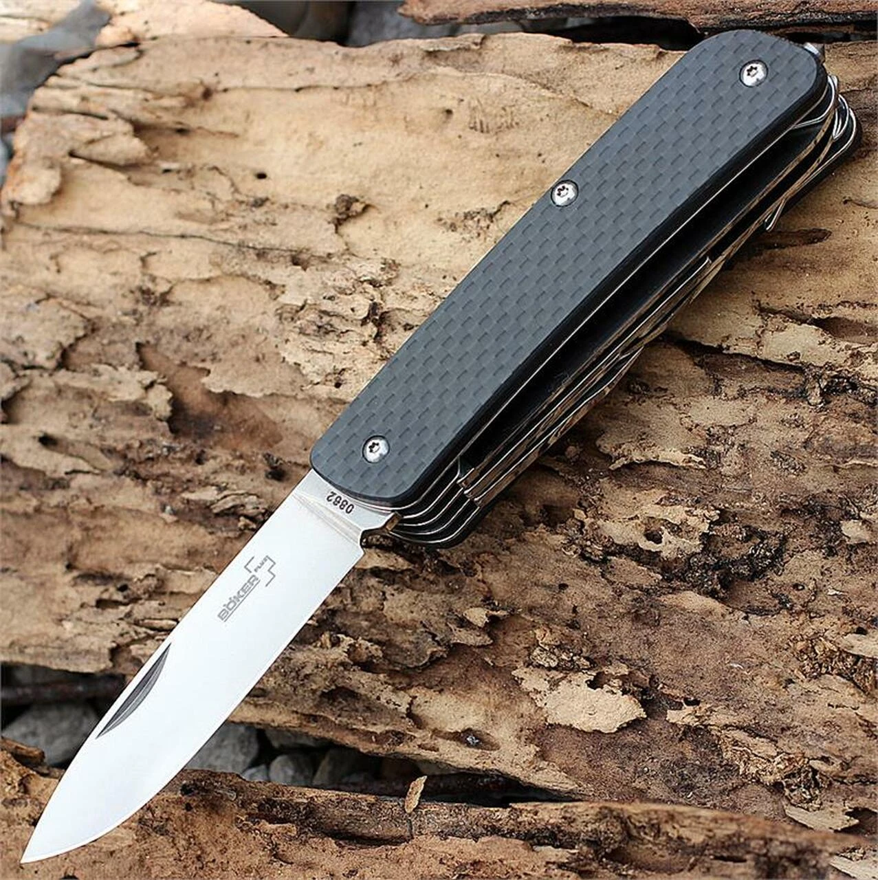 Boker Plus Tech-Tool 7, 01BO829, Carbon Fiber Handle, Multi-Tool Pocket Knife 1 Boker Plus Tech-Tool 7, 01BO829, Carbon Fiber Handle, Multi-Tool Pocket Knife
