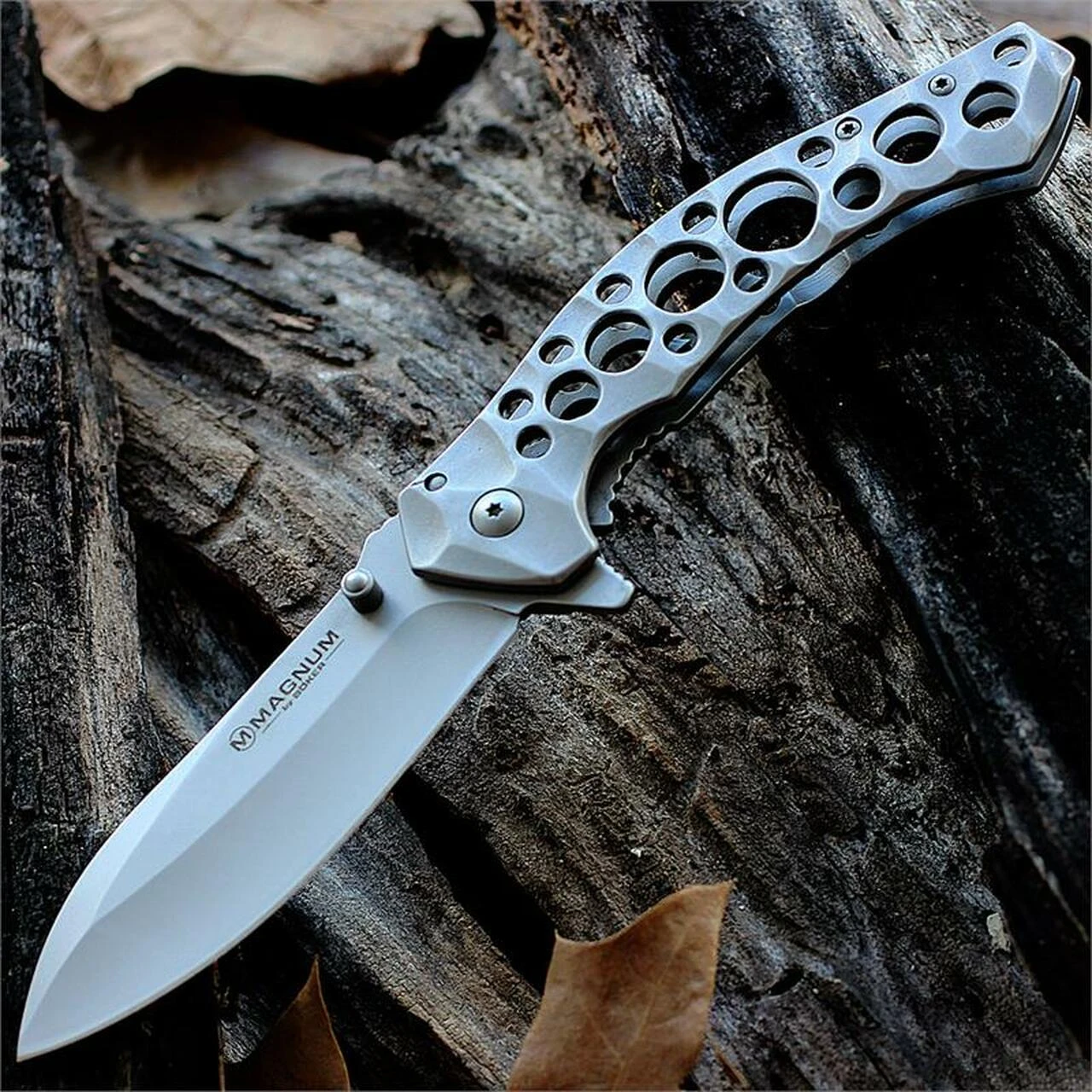 Boker Magnum Slender Framelock, 3 3/8 in 440A Stainless 1 Boker Magnum Slender Framelock, 3 3/8 in 440A Stainless