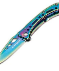 Boker Magnum Rainbow III, 440 Stainless, Stainless Handle