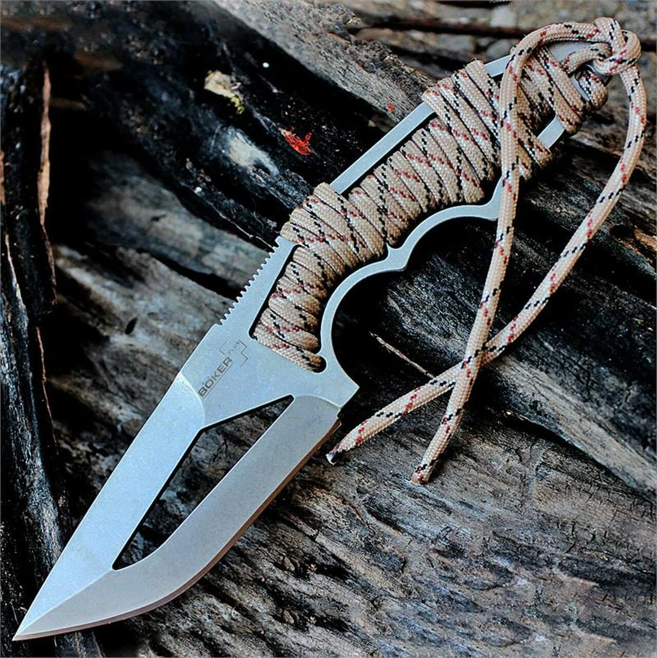 Boker Plus POGN DCW Fix Blade, 3 3/4 in. 440C Steel Blade 1 Boker Plus POGN DCW Fix Blade, 3 3/4 in. 440C Steel Blade