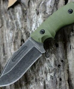 Boker Magnum Lil Giant Fixed Blade with Green G-10 Handle, 02LG113