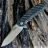 Zero Tolerance 0562CF Hinderer Slicer, 3.5" CPM 20CV Plain Blade, Carbon Fiber/Titanium Handles