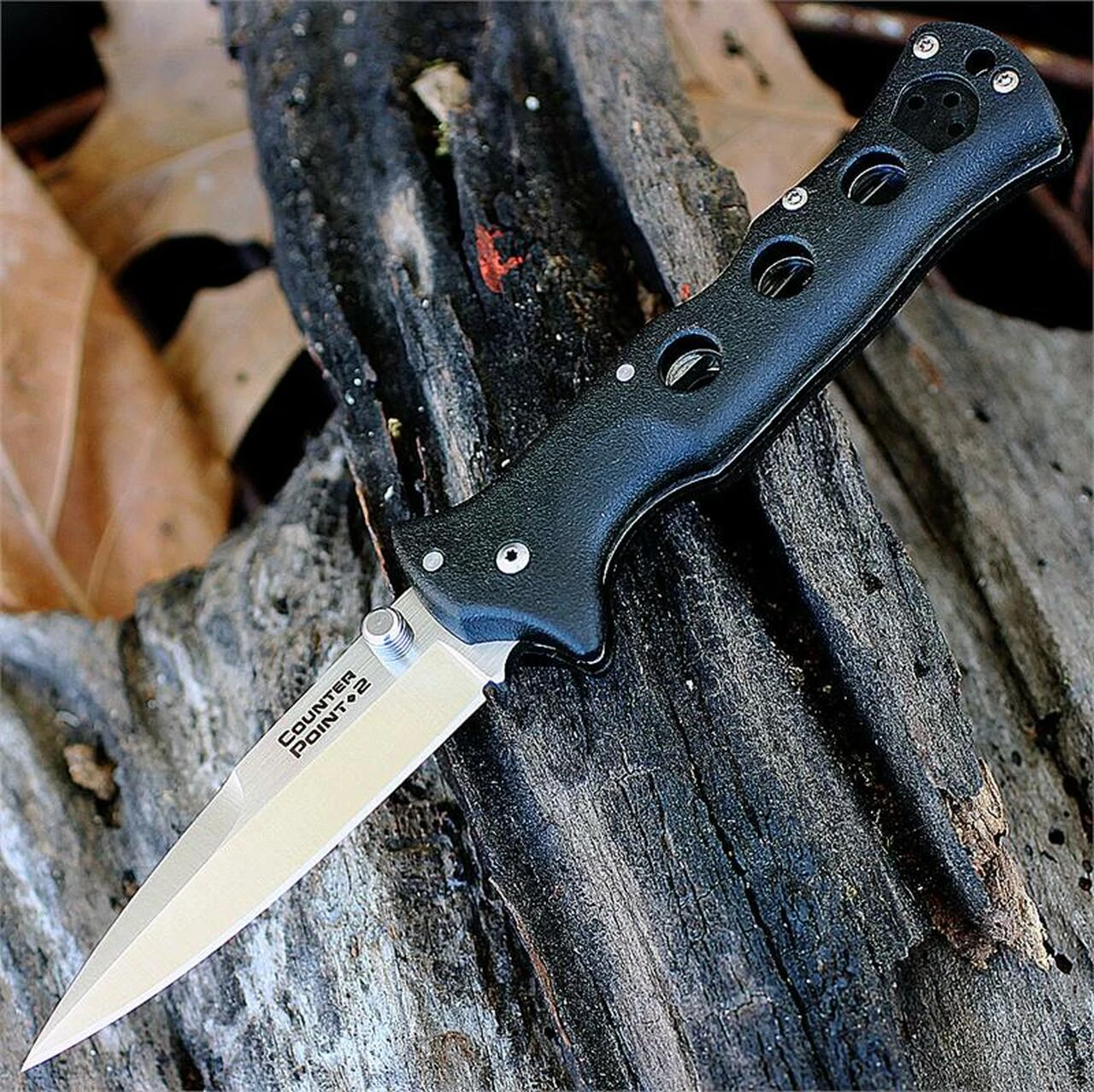 Cold Steel CS10ACMC Counter Point II, 3" Carpenters CTS® BD1 Plain Blade, Griv-Ex Handle 1 Cold Steel CS10ACMC Counter Point II, 3" Carpenters CTS® BD1 Plain Blade, Griv-Ex Handle