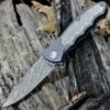 Boker Leopard Damascus III Collection 42, 110239DAM, Rose Damascus inlay on handle