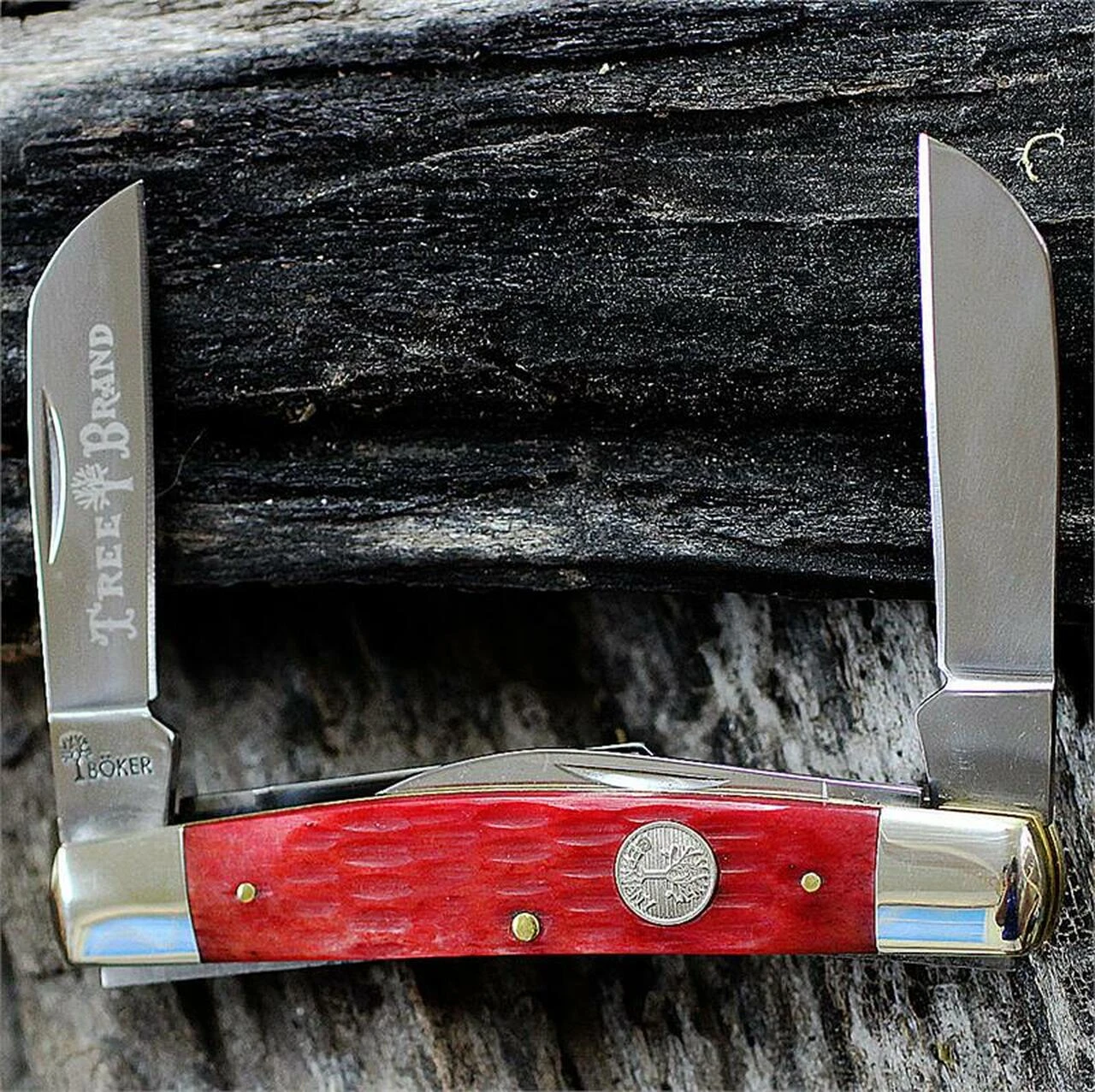 Boker 110745 Traditional Series Congress, Red Jigged Bone Handle 1 Boker 110745 Traditional Series Congress, Red Jigged Bone Handle