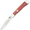 Boker Trapperliner Red Smooth Bone, Solingen Stainless, Red Bone Handle