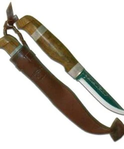 Marttiini Knives Marttiini Lumberjack Fixed, Carbon Steel, Heat Treated Birch & Reindeer Horn Handle