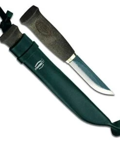 Marttiini Knives Marttiini Black Lumberjack Fixed, Carbon Steel, Stained Birch Handle