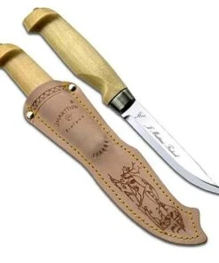 Marttiini Knives Marttiini Lynx Knife 129, Stainless, Varnished Birch Handle
