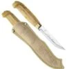 Marttiini Knives Marttiini Lynx Knife 131, Curly Birch Handle w/ Varnish Finish