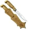 Marttiini Knives Marttiini Lynx Knife 139, Curly Birch Handle w/Varnish Finish