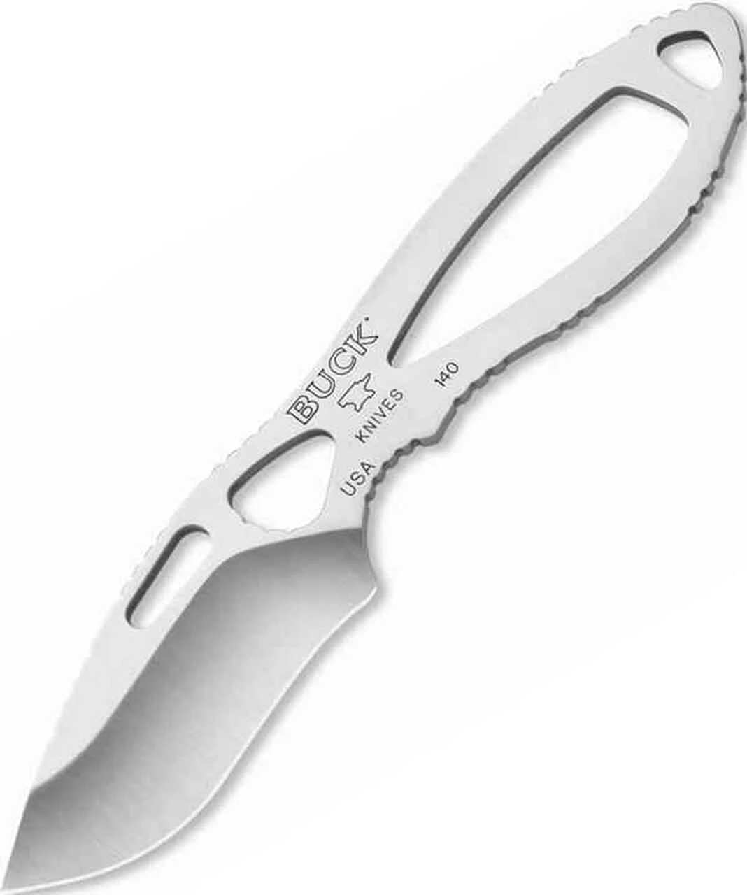 Buck Knives Buck 140SSS Paklite Skinner, 2.9" 420HC Plain Blade, Stainless Handle 1 Buck Knives Buck 140SSS Paklite Skinner, 2.9" 420HC Plain Blade, Stainless Handle