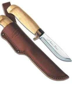 Marttiini Knives Marttiini Condor De Luxe Skinner Fixed Blade, Stainless, Curly Birch Handle