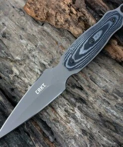 CRKT 2075 Shrill™, 4.75" 8Cr13MoV Plain Blade, Micarta Handle