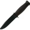 KA-BAR Mark I Fighting / Utility Knife, Plain Blade, Black Kraton G Handle, Black Kydex Sheath