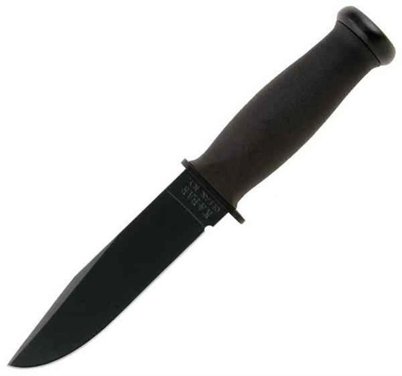 KA-BAR Mark I Fighting / Utility Knife, Plain Blade, Black Kraton G Handle, Black Kydex Sheath 1 KA-BAR Mark I Fighting / Utility Knife, Plain Blade, Black Kraton G Handle, Black Kydex Sheath
