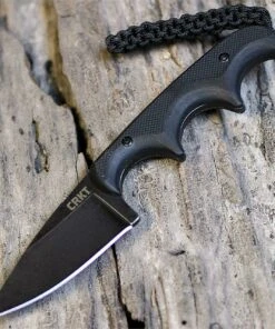 CRKT 2384K Folts Minimalist®, 2.1" 5Cr15Mov Plain Blade, Black G-10 Handle