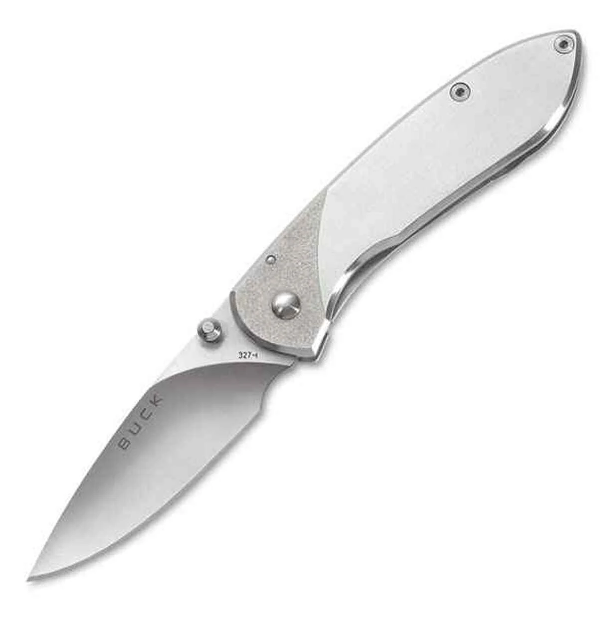 Buck Knives Buck 327SSS Nobleman, 2.6" 440A Plain Blade, Stainless 1 Buck Knives Buck 327SSS Nobleman, 2.6" 440A Plain Blade, Stainless
