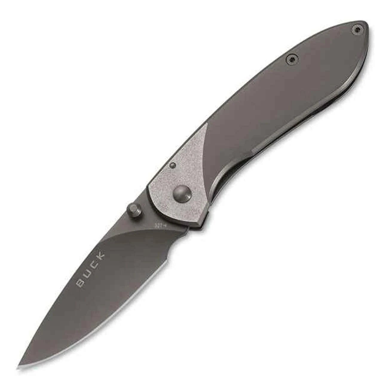 Buck Knives Buck 327TTS Nobleman, 2.6" 440A Plain Blade, Titanium Coated 1 Buck Knives Buck 327TTS Nobleman, 2.6" 440A Plain Blade, Titanium Coated