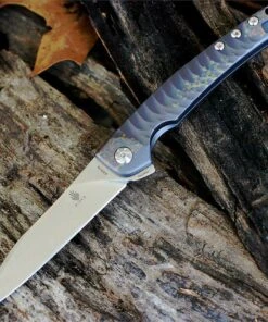Kizer Cutlery, TomCat design, Splinter Ki3457TI2, S35VN Steel Blade with Anodized Titanium Handle, Frame Lock