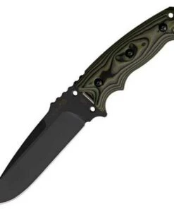 Hogue Medium Fixed Blade, Drop Point Blade, G-10 Scales, G-Mascus Green