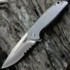 CRKT Columbia River, G.S.D. 3710, Liong Mah Design, 3.32" AUS 8 Combo Blade, Frame Lock