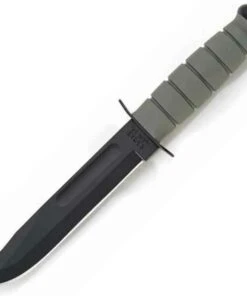 Ka-Bar Ka Bar Fighting/Utility Knife, Foliage Green Handle, Plain Edge