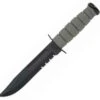 Ka-Bar Ka Bar Fighting/Utility Knife, Foliage Green Handle, Combo Edge
