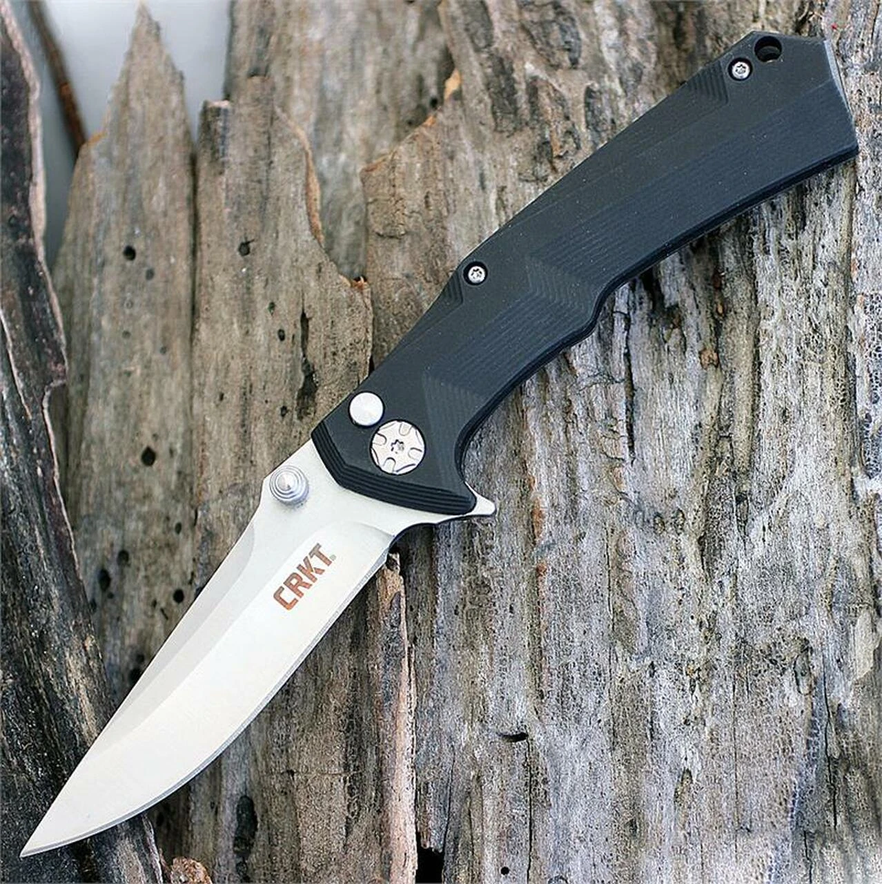 CRKT 5230 Tighe Tac Two Clip Point Button Lock Flipper 1 CRKT 5230 Tighe Tac Two Clip Point Button Lock Flipper