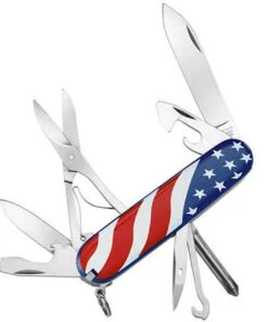 Victorinox Swiss Army Victorinox Super Tinker, High-Impact Polymer US Flag Handle