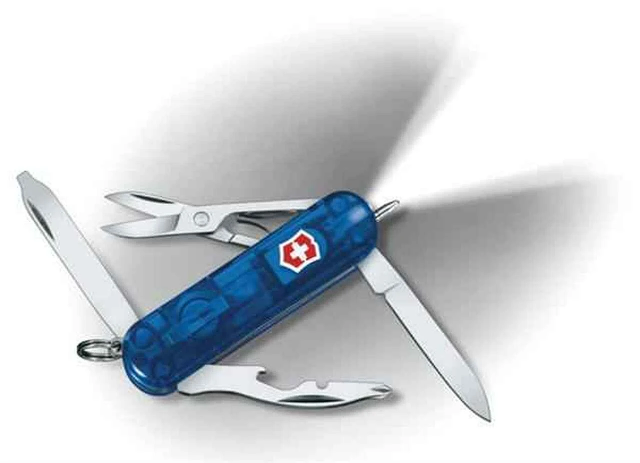 Victorinox Swiss Army Midnight Manager, Translucent Sapphire Handle 1 Victorinox Swiss Army Midnight Manager, Translucent Sapphire Handle