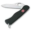 Victorinox Swiss Army One-Hand Sentinel Clip Non Serrated, Black