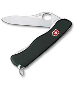 Victorinox Swiss Army One-Hand Sentinel Clip Non Serrated, Black