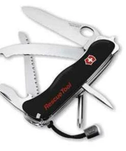 Victorinox Swiss Army Victorinox Rescue Tool, Black Handle
