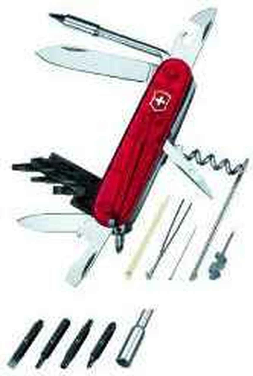 Victorinox Swiss Army CyberTool 29, Translucent Ruby, High-Impact Polymer handles 1 Victorinox Swiss Army CyberTool 29, Translucent Ruby, High-Impact Polymer handles