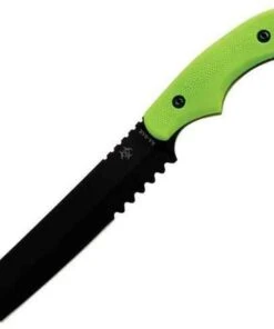 Ka-Bar Famine Tanto Knife, 1095 Cro-Van Steel, Black ComboEdge