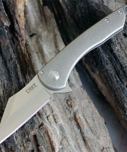 CRKT 6120 Jettison, 2 in. Stonewash Blade, Frame Lock Flipper