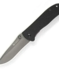 CRKT 6450K Drifter, 2.87" 8Cr14MoV SS Plain Blade,TiNi Finish, G10 Handle